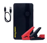 Goodyear, Arrancador de Emergencia de 8000 mAh, multifunción, batería de Litio, para vehículos a Gasolina/diésel, función Banco de energía, Linterna LED con 3 Modos de Uso