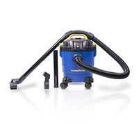 Goodyear - Aspiradora en Seco y Húmedo 10L, 1000W Potente y Compacta con Cable | Aspirador Seco Húmedo con Función de Soplado, Cepillo para Suelos, Ruedas Rotatorias y Filtro de Polvo