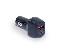 Goodyear Cargador 1 USB Q.C 3.0 y USB-C PD20W, Carga rápida móvil, Toma mechero para Coche, 2 Puertos USB/USB-C