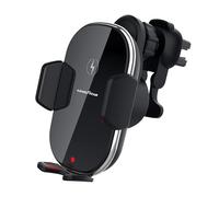 Goodyear Cargador inalámbrico magnético motorizado, Soporte para teléfono automático Rejillas de ventilación, hasta 6,7 Pulgadas 92 mm, iPhone, Samsung, etc