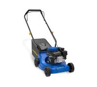 Goodyear - Cortacésped a Gasolina 132cc, Motor OHV 4T de 3.5kW/4.8hp, Ancho de Corte 390mm, Altura Ajustable en 3 Posiciones y Saco de Recogida de 35L