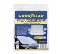 Goodyear Cubierta Acolchada para Parabrisas de Coche | Cubiertas para Espejo retrovisor | Resistente al Viento | Protege de la Nieve y heladas | Ajuste Universal