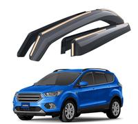Goodyear en Canal Deflectores de Aire para/Compatible con Ford Kuga II 2012-2019 - Accesorios Coche - Deflectors Ventanilla Coches - Deflectores de Viento - Derivabrisas - Cortavientos Ventana -4ud