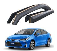 Goodyear en Canal Deflectores de Aire para/compatible con Toyota Corolla 2018-2026 sedán - Accesorios Coche- Deflectors Ventanilla Coches- Deflectores de Viento- Derivabrisas- Cortavientos Ventana-4ud
