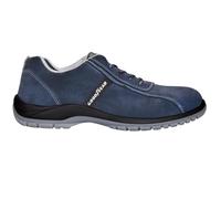 Goodyear G138/3052C - Zapatos de Seguridad Unisex S1P SRC - Piel Serraje Azul - Protección Composite - Antideslizante - Ideal para Trabajo Interior y Exterior - Talla 36
