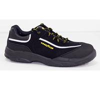 Goodyear G1388601C - Zapatos de Seguridad Unisex - Nobuk Negro S3 SRC - Protección y Durabilidad - Ideal para Diversas Actividades Laborales - Talla 36