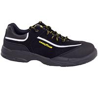 Goodyear G1388601C - Zapatos de Seguridad Unisex - Nobuk Negro S3 SRC - Protección y Durabilidad - Ideal para Diversas Actividades Laborales - Talla 44