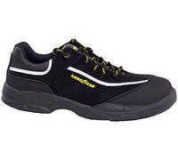 Goodyear G1388601C - Zapatos de Seguridad Unisex - Nobuk Negro S3 SRC - Protección y Durabilidad - Ideal para Diversas Actividades Laborales - Talla 37