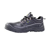 Goodyear G140-41PC - Botas de Seguridad Unisex - Piel Flor Negra - S3 SRC - Protección Composite - Suela Antideslizante - Talla 44 - Ideal para Construcción y Manufactura