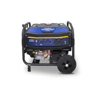 Goodyear - Generador Eléctrico con Motor de Gasolina 5500W 230V, Arranque Eléctrico-Manual, Regulador AVR, 2 Enchufes, Motor 4T OHV, Depósito 30L, Generador Portátil Silencioso y Robusto