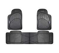 Juego alfombrillas de coche en goma negra Goodyear