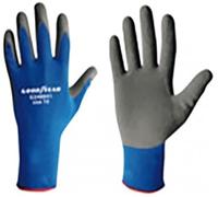 Goodyear Guantes de trabajo - GY talla 10 de nailon transpirable y espuma de látex, agarre seguro y protección fiable para un uso industrial intensivo