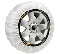 Goodyear Juego de 2 cadenas de nieve de tela para coche Ultra Grip talla XL, específico para el funcionamiento del vehículo, textil, blanco