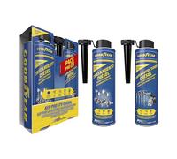 Goodyear Kit Pre-ITV Diésel con Limpia Inyectores Goodyear Pro Additives. Aditivo de Combustible Diésel 300+300 ml