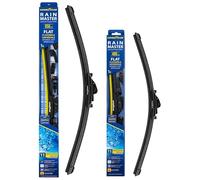 Goodyear Limpiaparabrisas Coche 650 480 mm, Kit de 2 Escobillas Delanteras Flat Beam de Alta Adherencia para Todo Clima, Máxima Visibilidad y Durabilidad, Recambios de Calidad Sistema Multi-Adaptador