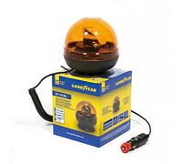 Goodyear - Luz Estroboscópica H1 Homologada CE. Rotativo Tractor Faro Intermitente Advertencia. Luz Ámbar Fijación Magnética Conexión Mechero GY101WL