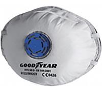 Goodyear Mascarilla protectora FFP2 con válvula y carbón activo Mod.