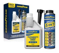 Goodyear Pack 2 Aditivos Diésel, Anticristalizante AdBlue® 250 ml y Limpiador 5 en 1 300 ml