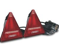 Goodyear - Pilotos Traseros LED Magnéticos para Coche y Moto, Luces de Posición Trasera, Freno e Intermitente, Kit con Imán y Cable de 7,5m, DC 12-24V, Vida Útil 20.000h