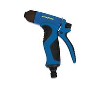 GOODYEAR pistola pulverizadora multifunción, para manguera de jardín, con conector rápido, 2 posiciones de pulverización Azul