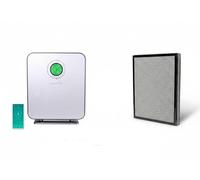 Goodyear - Purificador de Aire con Filtro HEPA H13 y Luz UV-C + 1 FIiltro de REGALO, Cobertura 88m², Generador de Iones, Pantalla LCD, CADR 220m³/h, Modo Sleep, Control por Mando y APP móvil