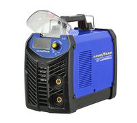 GoodYear - Soldador de Arco Inverter MMA 200A DC 110V-220V, Corriente Salida DC, Ciclo 45%, VRD, Hot Start, IP21, Soldadura 7018/6010/6011/6013 hasta 3.25mm, Kit Completo con Pinza, Guantes y Más