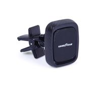 Goodyear Soporte magnético para teléfono Rejillas de ventilación Coche, Clip ultragrip, 2 imanes Adhesivos incluidos, Placa magnética giratoria 360°, iPhone, Samsung, etc