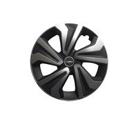 Goodyear Tapacubos 14" pulgada Kit negro gris Embelecedores De Rueda Juego de tapacubos GOD9084