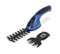 Goodyear - Tijeras cortacésped y arreglasetos batería de Litio 1.5Ah 3.6V. Tijeras de podar eléctricas 2 en 1 1.100 RPM. Hoja de cizalla para arbustos. Hoja de cizalla para Hierba