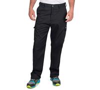 Goodyear Workwear GYPNT001 - Pantalones de trabajo de seguridad con múltiples bolsillos, clásicos, color negro/azul cobalto, talla 30/REG
