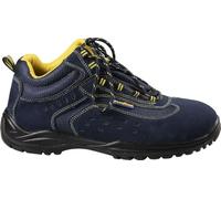Goodyear Zapatos de Seguridad Altos S1P de Gamuza Azul sin Metal, Talla 40