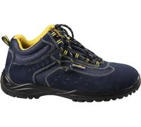 Goodyear Zapatos de Seguridad Altos S1P de Gamuza Azul sin Metal, Talla 44