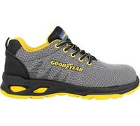 GOODYEAR, Zapatos de Seguridad SP1 sin Metal en Tela Gris Talla 41 Unisex Adulto, Negro, EU
