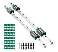 GooEquip 2 guías lineales HGR20 1800 mm con 4 bloques deslizantes para impresora 3D, máquinas CNC, dispositivos eléctricos, máquinas médicas