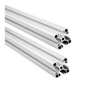 GooEquip 2 unidades de 800 mm 3030 T tipo europeo estándar europeo perfil de sistema perfil de aluminio 30 x 30 perfil de aluminio extrusión riel lineal para impresora 3D y máquina de grabado láser
