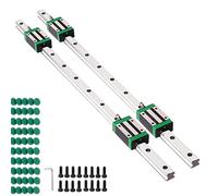 GooEquip HGR20 - 2 guías lineales de 1200 mm con 4 bloques de deslizamiento para impresora 3D, máquinas CNC, dispositivos eléctricos, máquinas médicas