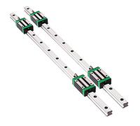 GooEquip HGR20 - 2 guías lineales de 800 mm con 4 bloques de deslizamiento para impresora 3D, máquinas CNC, dispositivos eléctricos, máquinas médicas