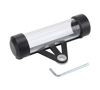 GOOFIT 115mm Accesorios para Universal Impermeable para Motocicletas Tubo para Disco De Impuestos Marca Cilíndrica del Soporte De La Etiqueta General Tubo Único De Impuestos for Motorcycle