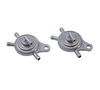 GOOFIT 2 pcs Bomba De Combustible De Vacío De Motocicleta De 3 Vías Petcock Reemplazar para GY6 50cc 70cc 90cc 110cc 125cc 150cc Roketa Sunl Taotao Chinese ATV Scooter