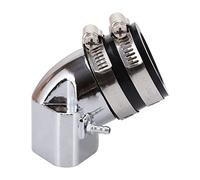 GOOFIT 24mm Colector de Admision Moto reemplazo para GY6 125cc 150cc ATV Go Kart Ciclomotor y Scooter Plata