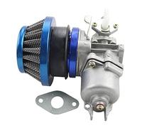 GOOFIT 44mm Pila De Filtro De Aire De Motocicleta Carburador Carb Reemplazar para 2 Stroke 43cc 47cc 49cc ATV Four Wheel Off Road Vehicle Lawn Mower Scooter Blue