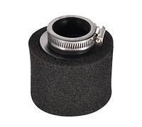 GOOFIT 45mm Filtro Aire Esponja Doble Capa Negro Boca Recta Reemplazo Para 50cc 70cc 90cc 110cc 125cc Motocicleta Go Kart Atv Quad Scooter Suciedad Racing Bike