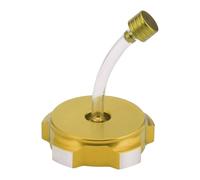 GOOFIT 48.5MM Tapón del Depósitos Tanque de Combustible Aluminio Universal reemplazo para SSR Thumpstar TTR Lifan BSE Kayo Taotao Kazuma Coolste Roketa Dirt Bike Motocicleta Pit Bike Oro