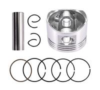 GOOFIT 52.4mm Anillos de pistón de ánima Asamblea Reemplazo Par 110cc Taotao Roketa Sunl Coolster SSR Dirt Bikes Go Karts ATV