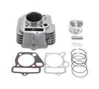 GOOFIT 52.4mm culatas cilindros juego reparación ensamblaje camisas cilindro sellos anillo de pistón reemplazo para motor motocicleta LIFAN 110CC 125cc de 4 tiempos ATV Go Kart bolsa PitBike