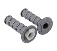 GOOFIT 7/8" 22mm 25mm (Incluyendo la Tubería de Acelerador Blanco) CNC Premium Twist Manillar Asignaturas de Acelerador de Goma Reemplazo para 50cc-250cc Dirtbike Go Karts ATV Gris