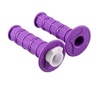 GOOFIT 7/8" 22mm Morado（Incluye Líneas De Acelerador Blancas） CNC Mango Torcido Avanzado Agarraderas Caucho Sustitución para 50cc-250cc Dirtbike Go Karts Atvs Scooters Pitbike
