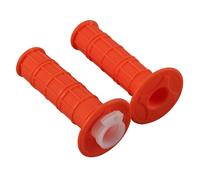 GOOFIT 7/8" 22mm Pulsas de Manillar Naranja Blanco Tubulación de Acelerador Pulsa de Acelerador CNC Pulsas de Manillar Reemplazo para 50cc-250cc Dirtbike Go Karts Atvs la Mayoría Scooters Pitbike