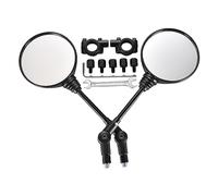 GOOFIT 8/10mm alloy mounting base conversion screw Side Mirrors 360° Adjustment rotatable handlebar Replacement For Motorcycle Quad Scooter Moped Go Kart Buggy Pit Dirt Bike ATV UTV