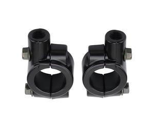 GOOFIT 8mm Rosca 7/8" Motocicleta Retrovisor Manillar Espejo Montaje Soportes Adaptador Abrazadera Reemplazo para La Bicicleta de Suciedad ATV 50cc 250cc